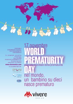 17 Novembre - Giornata mondiale della prematurità